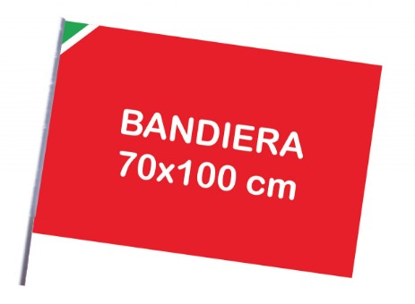 BANDIERE ECONOMICHE DA MANIFESTAZIONE 100X70 CM