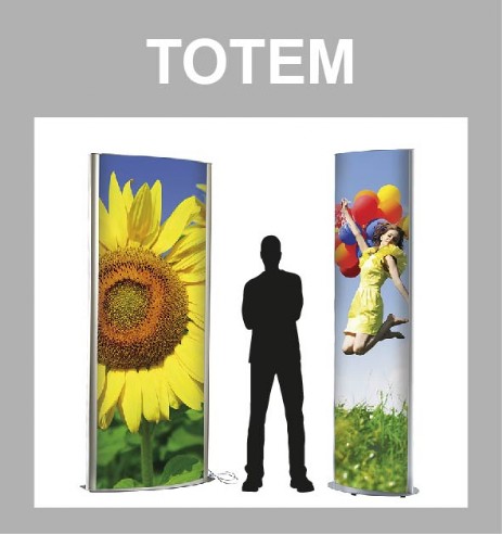 TOTEM PERSONALIZZATI